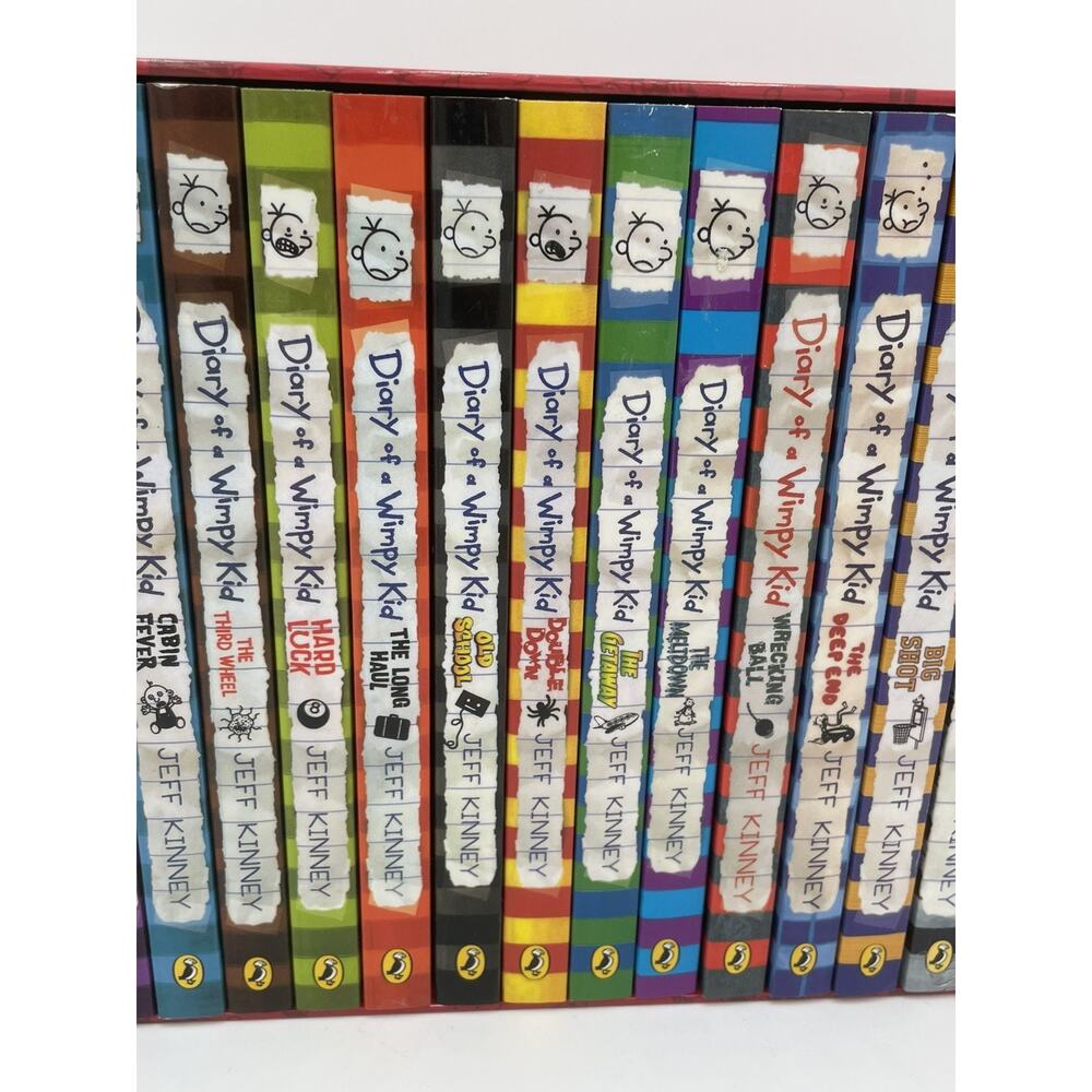 Jeff Kinney : Diary of a Wimpy Kid 1-21 Paperback Box Set - Opened Never Read - Picture 5 of 12